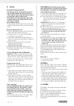 Предварительный просмотр 51 страницы Parkside PDUW 280 A1 Operating And Safety Instructions Manual