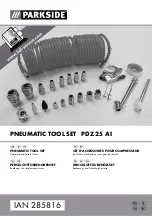 Предварительный просмотр 1 страницы Parkside PDZ 25 A1 Operation And Safety Notes