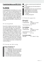 Preview for 16 page of Parkside PDZ 25 A1 Operation And Safety Notes