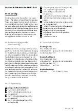 Preview for 22 page of Parkside PDZ 25 A1 Operation And Safety Notes