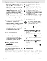 Preview for 16 page of Parkside PEC 200 SE -  6 Operation And Safety Notes