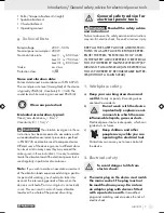 Preview for 6 page of Parkside PEC 200 SE Operation And Safety Notes