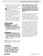 Preview for 13 page of Parkside PEH 30 B2 Operation And Safety Notes