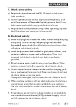 Preview for 8 page of Parkside PEPS 3 A1 Original Instructions Manual