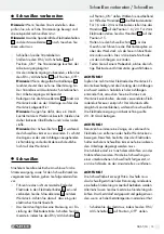 Preview for 15 page of Parkside PESG 120 B3 Assembly, Operating And Safety Instructions, Translation Of The Original Instructions