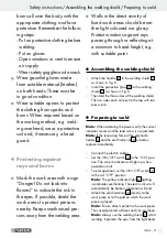 Preview for 27 page of Parkside PESG 120 B3 Assembly, Operating And Safety Instructions, Translation Of The Original Instructions