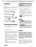 Предварительный просмотр 34 страницы Parkside PEXS 270 A1 -  3 Operation And Safety Notes