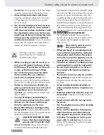 Preview for 8 page of Parkside PEXS 270 A1 -  4 Operation And Safety Notes