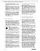 Preview for 8 page of Parkside PFBS 10.8 A1 Operation And Safety Notes