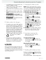 Preview for 13 page of Parkside PFBS 10.8 A1 Operation And Safety Notes