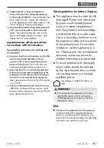 Preview for 12 page of Parkside PFBS 12 B2 Instructions Manual