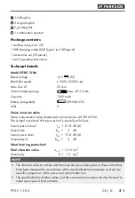 Предварительный просмотр 6 страницы Parkside PFBS 12 B6 Translation Of The Original Instructions