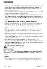 Предварительный просмотр 9 страницы Parkside PFBS 12 B6 Translation Of The Original Instructions