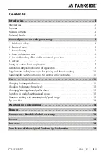 Preview for 4 page of Parkside PFBS 12 C7 Original Instructions Manual