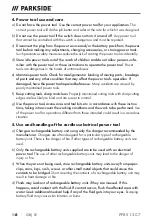 Preview for 9 page of Parkside PFBS 12 C7 Original Instructions Manual