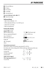 Preview for 26 page of Parkside PFBS 12 C7 Original Instructions Manual