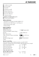 Preview for 110 page of Parkside PFBS 12 C7 Original Instructions Manual