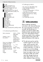 Preview for 30 page of Parkside PFDS 33 B4 Operation And Safety Notes