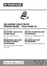 Parkside PFLA 4400 A1 Operation And Safety Notes preview