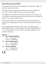 Предварительный просмотр 65 страницы Parkside PFLA 4400 A1 Operation And Safety Notes