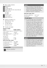 Preview for 6 page of Parkside PFMR 1600 A1 Operation And Safety Notes Translation Of The Original Instructions