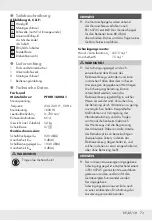 Preview for 72 page of Parkside PFMR 1600 A1 Operation And Safety Notes Translation Of The Original Instructions