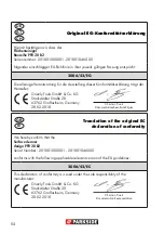 Preview for 54 page of Parkside PFR 28 B2 Translation Of The Original Instructions