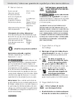 Предварительный просмотр 6 страницы Parkside PFS 710 - MANUEL 5 Operation And Safety Notes