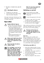 Preview for 11 page of Parkside PFSM 500 A1 Translation Of The Original Instructions