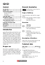 Preview for 6 page of Parkside PFT 20 A1 Translation Of The Original Instructions