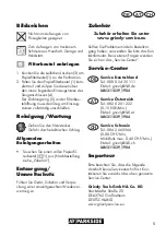 Preview for 5 page of Parkside PFT 30 A1 Translation Of The Original Instructions