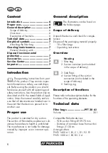 Preview for 6 page of Parkside PFT 30 A1 Translation Of The Original Instructions