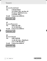 Preview for 112 page of Parkside PGG 15 A1 Operation And Safety Notes