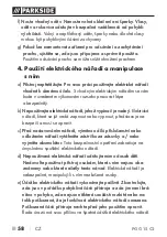 Preview for 61 page of Parkside PGG 15 C2 Translation Of The Original Instructions