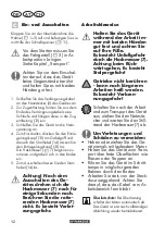 Preview for 12 page of Parkside PGK 1400 A1 Translation Of The Original Instructions