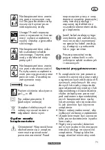 Preview for 71 page of Parkside PGK 1500 A1 Translation Of The Original Instructions