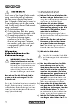 Preview for 12 page of Parkside PGKGA 40-Li B2 Original Instructions Manual