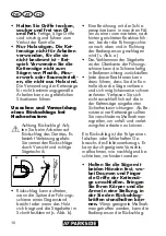 Preview for 18 page of Parkside PGKGA 40-Li B2 Original Instructions Manual