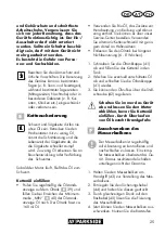 Preview for 25 page of Parkside PGKGA 40-Li B2 Original Instructions Manual