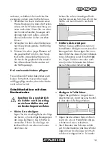 Preview for 31 page of Parkside PGKGA 40-Li B2 Original Instructions Manual