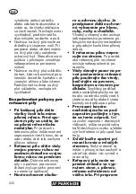 Preview for 222 page of Parkside PGKGA 40-Li B2 Original Instructions Manual