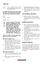 Preview for 24 page of Parkside PHD 110 A1 Translation Of The Original Instructions