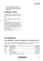 Preview for 53 page of Parkside PHD 110 A1 Translation Of The Original Instructions