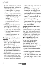 Preview for 76 page of Parkside PHDP 180 C2 Translation Of The Original Instructions