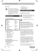 Preview for 20 page of Parkside PHG-2000 Operation And Safety Notes