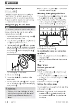 Предварительный просмотр 11 страницы Parkside PHKS 1350 B2 Translation Of The Original Instructions