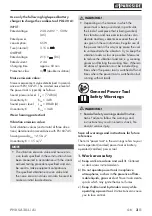 Preview for 7 page of Parkside PHKSA 20-Li A1 Translation Of The Original Instructions