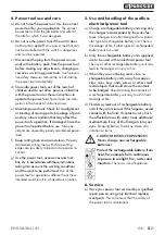 Preview for 9 page of Parkside PHKSA 20-Li A1 Translation Of The Original Instructions