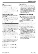 Preview for 15 page of Parkside PHKSA 20-Li A1 Translation Of The Original Instructions