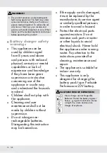 Предварительный просмотр 10 страницы Parkside PHKSAP 20-Li A1 Operation And Safety Notes